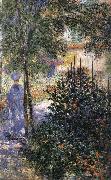 Claude Monet Blue Shadows Camille in the Garden at Argenteuil oil painting on canvas